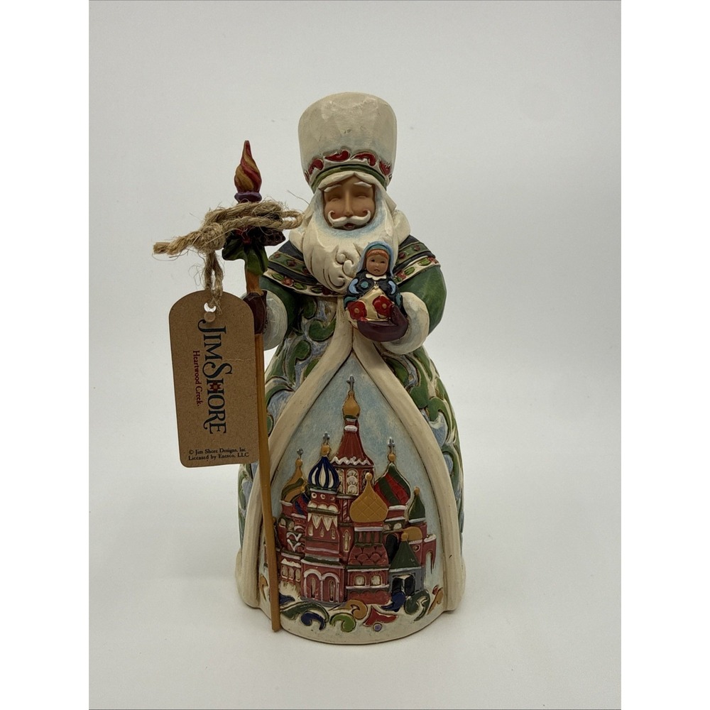 Jim Shore Heartwood Creek Grandfather Frost 4017650 Russian Santa Figurine 7"